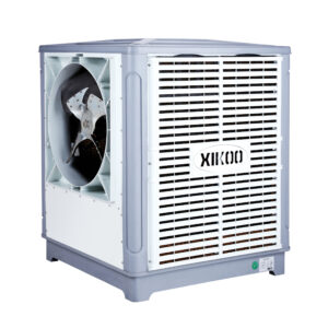 מצנן XIKOO לבן עם מאוורר צירי ביציאה צדדית
