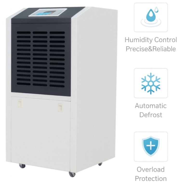 קולט לחות Parkoo RW-1581E עם לוח בקרה עליון